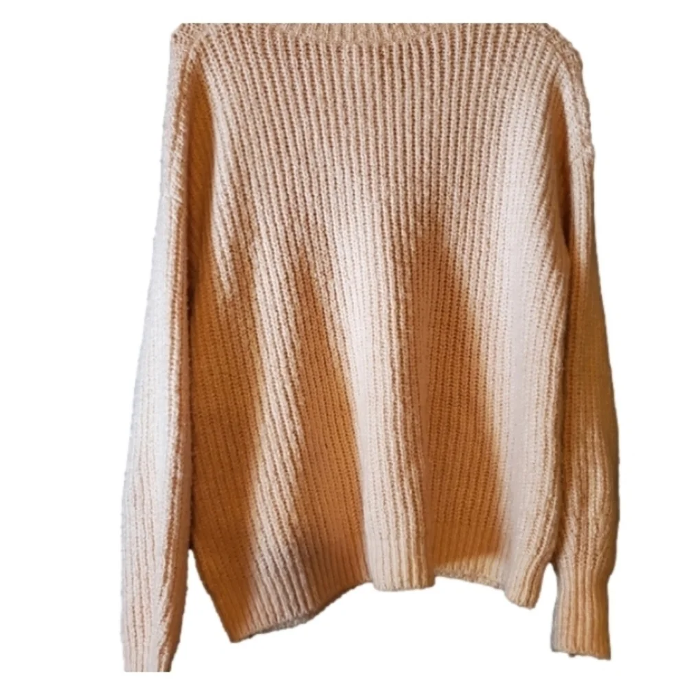 Caslon Pink Turtleneck Sweater Small Chic Cable Knit Cowl Neck New Without Tags - Picture 4 of 14